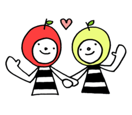 Apples and green apple sticker #11020521