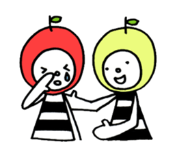 Apples and green apple sticker #11020522