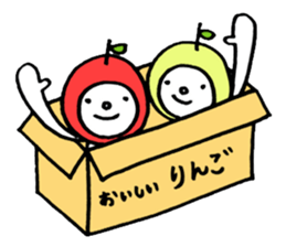 Apples and green apple sticker #11020527