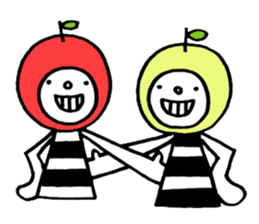 Apples and green apple sticker #11020532