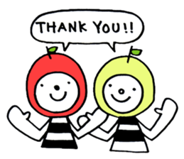 Apples and green apple sticker #11020534