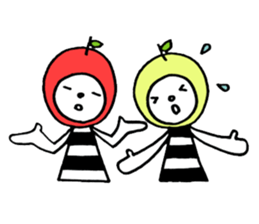 Apples and green apple sticker #11020535