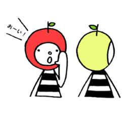 Apples and green apple sticker #11020546