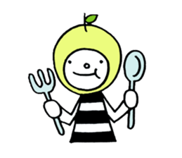 Apples and green apple sticker #11020557