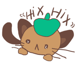 Cute but Lazy Cat sticker #11021511