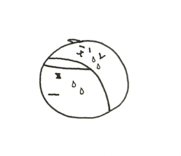 W Face! a covering for head! Black joke. sticker #11021563