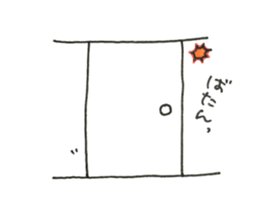 W Face! a covering for head! Black joke. sticker #11021590