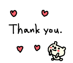 English cute text bear stickers! sticker #11021727