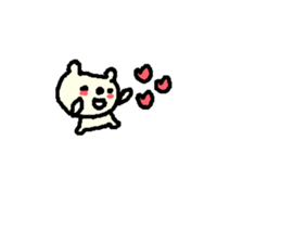 English cute text bear stickers! sticker #11021731
