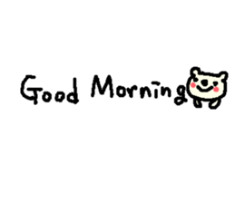 English cute text bear stickers! sticker #11021733