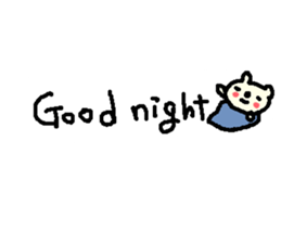 English cute text bear stickers! sticker #11021734