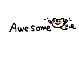 English cute text bear stickers! sticker #11021738