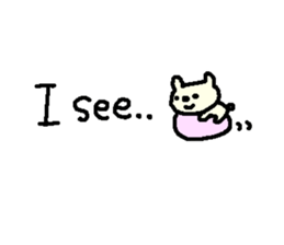 English cute text bear stickers! sticker #11021745