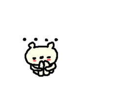 English cute text bear stickers! sticker #11021754