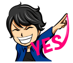 Smile Man Yuchan part2 sticker #11022282