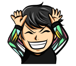 Smile Man Yuchan part2 sticker #11022304
