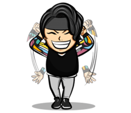Smile Man Yuchan part2 sticker #11022314