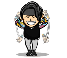Smile Man Yuchan part2 sticker #11022314