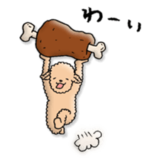 Happy days of Toy Poodle Part3 sticker #11023440