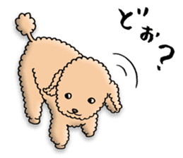 Happy days of Toy Poodle Part3 sticker #11023443