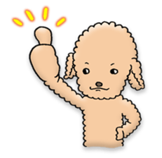 Happy days of Toy Poodle Part3 sticker #11023445