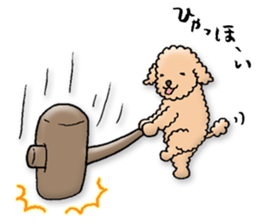 Happy days of Toy Poodle Part3 sticker #11023451