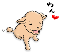Happy days of Toy Poodle Part3 sticker #11023453