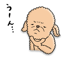 Happy days of Toy Poodle Part3 sticker #11023463