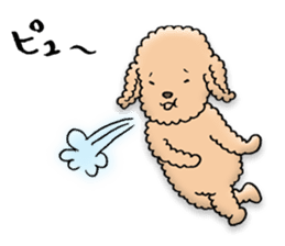 Happy days of Toy Poodle Part3 sticker #11023467