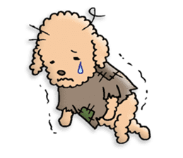 Happy days of Toy Poodle Part3 sticker #11023468