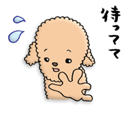 Happy days of Toy Poodle Part3 sticker #11023472