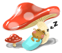 A little tree bark fairy call Mu-P sticker #11023552