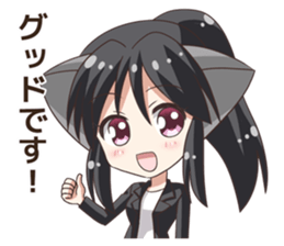 The Sticker of the Girl of a cat ear2 sticker #11024056