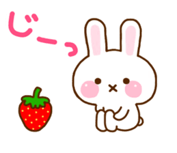 Rabbit Strawberry 9 sticker #11024525