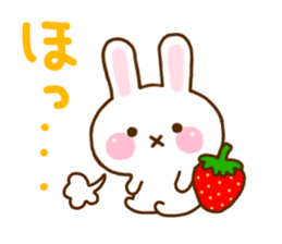 Rabbit Strawberry 9 sticker #11024531