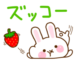 Rabbit Strawberry 9 sticker #11024533