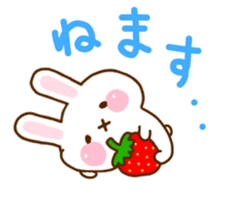 Rabbit Strawberry 9 sticker #11024544