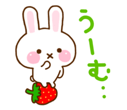 Rabbit Strawberry 9 sticker #11024545