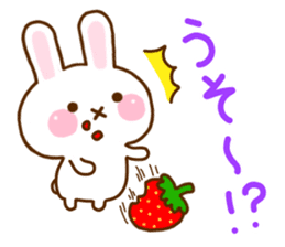 Rabbit Strawberry 9 sticker #11024549