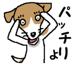 Jack dog 3 sticker #11024966