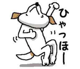 Jack dog 3 sticker #11024968