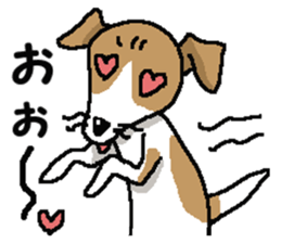 Jack dog 3 sticker #11024974
