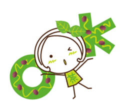 Uji Matcha born of Machako go to Taiwan. sticker #11025232