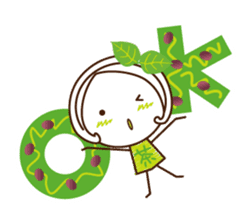 Uji Matcha born of Machako go to Taiwan. sticker #11025232