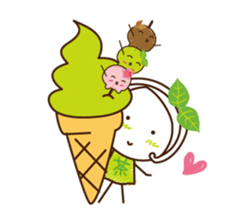 Uji Matcha born of Machako go to Taiwan. sticker #11025234