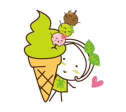 Uji Matcha born of Machako go to Taiwan. sticker #11025234