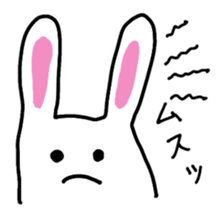 chubby cute rabbit! sticker #11025556