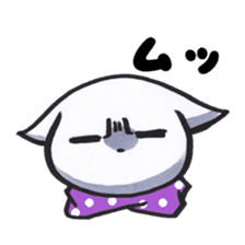 Cute cat of muffler sticker #11025986