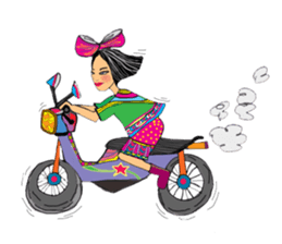 Vivian Fashion in Farm sticker #11026200