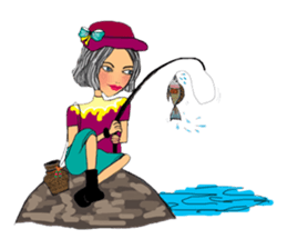 Vivian Fashion in Farm sticker #11026202